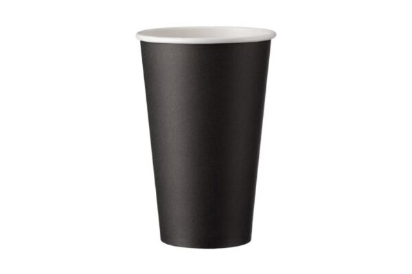 Картонена чаша 12oz Ф90 черна - 50бр./1000бр.