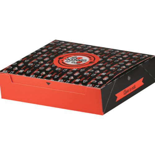Кутия Love 2 eat за гофрети и палачинки 22x18x5 - 25бр./400бр.