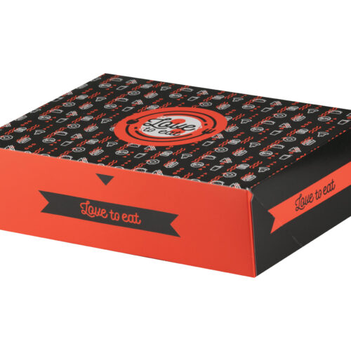 Кутия Love 2 eat голяма 27x19x7,5 - 25бр./200бр.