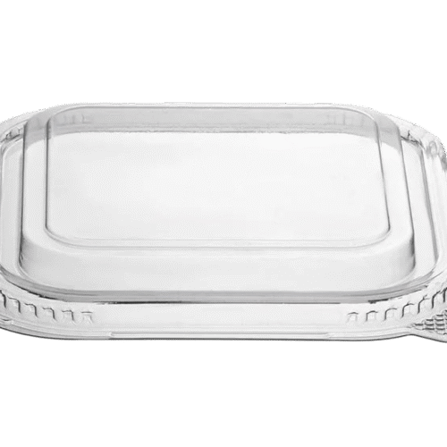 Капак PET за квадратна купа крафт 4х50бр.