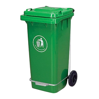 Кош с педал и колела 120л. / 46 x 55 x 96