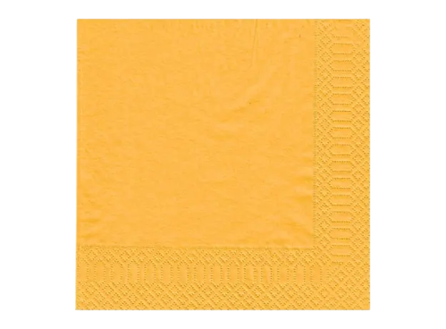 Салф жълти лукс 33/33 см, 2пл., 18х85бр